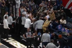 雷霆vs奇才斗殴罚单：米切尔&尚帕尼均被停赛1场 杰林等3人遭罚款